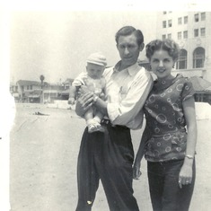 Kenny, Marysue, Baby Craig 1955