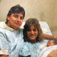 Ken, Lori and baby Jessi - The Woodlands