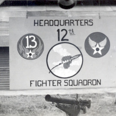 "Dirty Dozen Headquarters" 13th - Far Eastern Air Force, 18th - Fighter Group, 12th Fighter Squadron