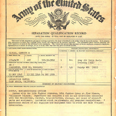 Ken's Separation Record (front)