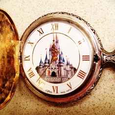 Dad's watch from working for Walt Disney World, such an incredible keepsake in remembering dad...xoxo