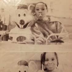 My babies at Chuck E. Cheese