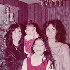 Kennie with her aunts, you were their First niece. They love and miss you so much.