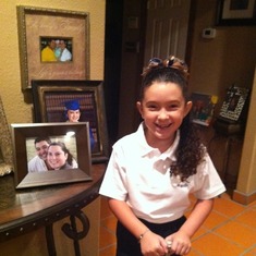 Jennie's first day of school 2012