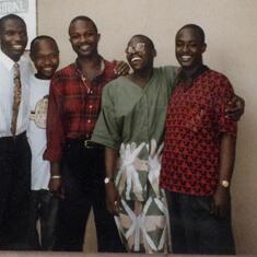 Ejire mi! This was taken in Jan 1996 when I visited Nigeria. RIP dear friend.