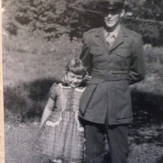 1958 Ken in Uniform with Karen in Jaite (Thanks, Aunt Pat!)
