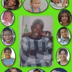 my daddy with all his grandkids