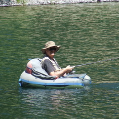 Loving life! Campbell Lake, Lake Co. OR. July, 2010
