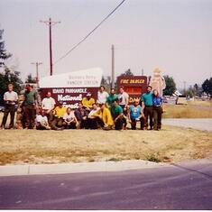 Kenton and his crew.  Bonners Ferry, Idaho Pan Handle. Aug. 1994
