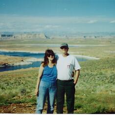Kenton and Heidi. Somewhere in Utah I think....moving from Red Bluff to Mesa Verde. April 1997