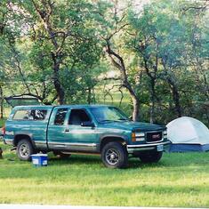 We had a fun life together, camping somewhere on the Ranch.  2001