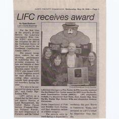 LIFC named 2007 Center of the year! LIFC also receives the Good Neighbor award for 2007.