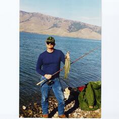 Kenton at Henry's Lake, Idaho Oct 1998