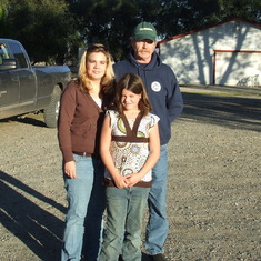 Kristy, Kenton and Josie, First time meeting his Granddaughter Josie. Red Bluff, CA Nov. 2007