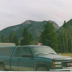 Kenton, on our second vacation back to Henry's Lake. Red Rock Pass, ID/MT Oct. 2001