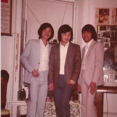 Ken and brothers in first apt