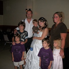 The Hall clan at K's wedding