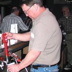 Kerry tending bar @ Engineering's 2004 Reunion