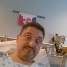 Kevin - one of his many hospital stays
