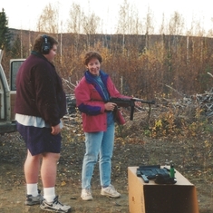 Kevin and Shari George out shooting