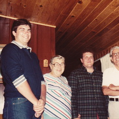 Mark-Kevin with Grandparents Nickel in WI, from Rita and Bill Shaw