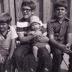 4 boys 1973, from Rita and Bill Shaw