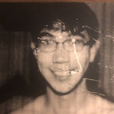  Xerox of a photo that was used to silkscreen a few shirts for our band, the Adding Machine, c.1998
