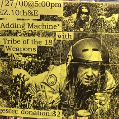 Kevin played drums in both bands on this flier.