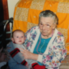 Kevin & Great Grandma