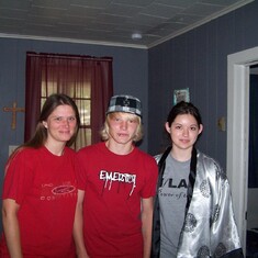 Kevin, his mom and cousin Kayli