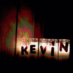 Kevin on doorstep