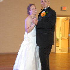 Kevin and Kari, father/daughter dance, July 24, 2010