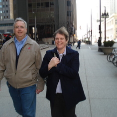 Kevin and Nancy in the Windy City, March 2011