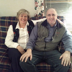 Kevin and Nancy, Christmas Eve, 2012