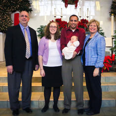 George's Baptism, Prince of Peace Catholic Church, December 30, 2012