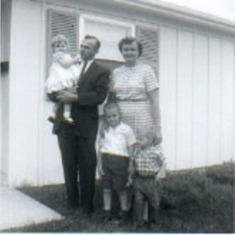 Our young family in the early 60's.  Aint we cute?!