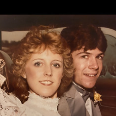 73 Cougar as we leave the church after the wedding. Newspapers in the car, with vaseline on gear shift, door handles, wipers - Of course went right to the car wash