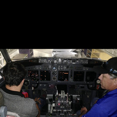 Kevin & Jeffrey - SWA cockpit - MCI overhaul base