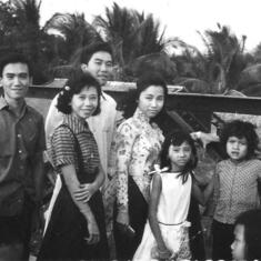 Anh-Ba visiting Tam Vu(1950s)