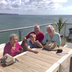 Together here are all four Barry's together by the seaside on Kieran's first visit in 2008. 