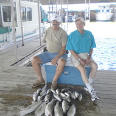 Kim & Phil Samuels bounty of fish!