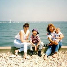 mom, cody, debbie, and i