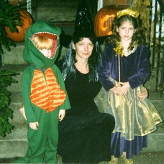 hilary avery kim at halloween