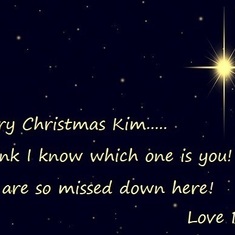 Kim's Christmas Star