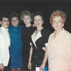 Mike, Kris, Kim, Carol and Jessie Lee Evansville, IN 1980s