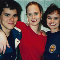 Siblings Mike, Kim & Kris 1990s