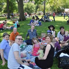 Picnic playdate in Central Park (2014)