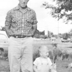 A - Kit with his Gramps 1957