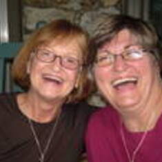Kathy with Cousin Pat.