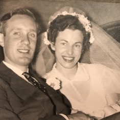 Kjell and Anne’s wedding day. June 24, 1950.
